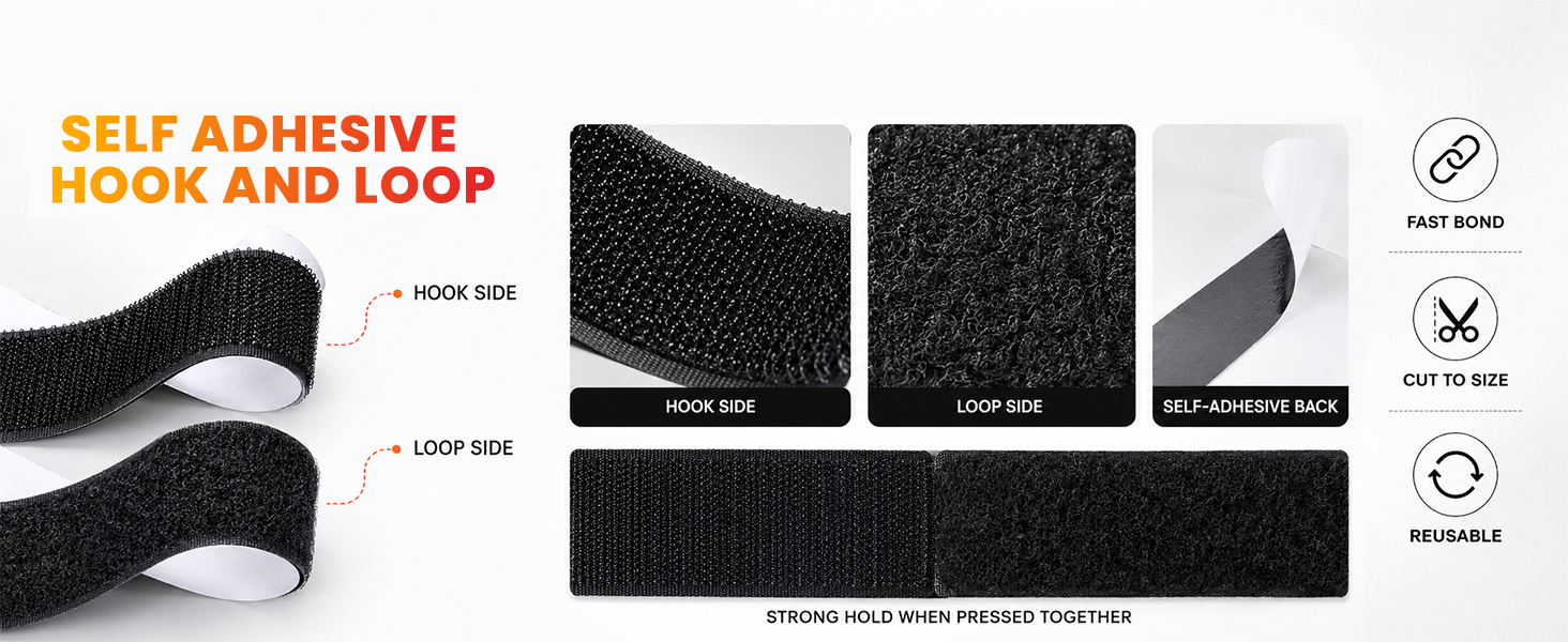 Adhesive Hook Loop Tapes