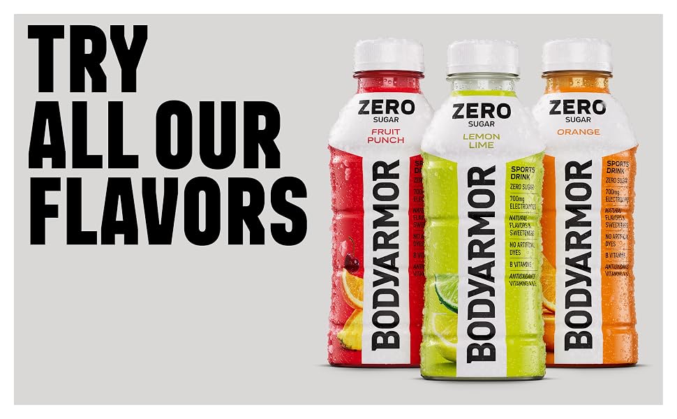 body armor, sports drink