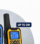 Wishouse K15 Walkie Talkies Long Range for Adults, Rechargeable Two-Way Radios 2 Pack, 2W FRS, 22...