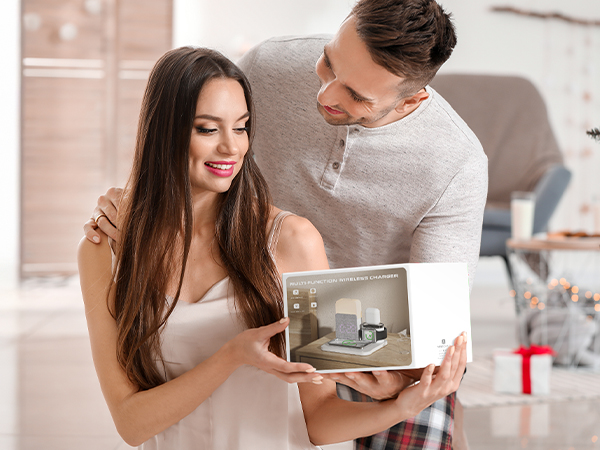 alarm clock with phone charger