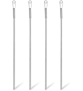 Spring Drawstring Threader,4Pcs Flexible and Elastic Drawstring Threader Tool DIY Rope Threader C...