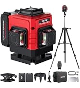 XUNTOP 12 Line Laser Level 30M/98Ft Self Leveling Laser Level with Remote Control & Triangle Brac...