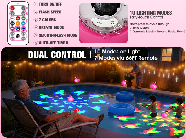 floating pool lights