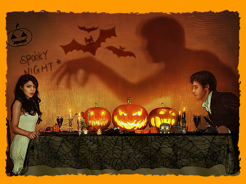 halloween cloth tablecloth