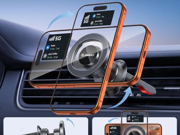 magnetic air vent phone holder