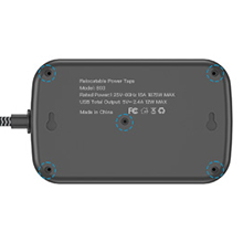 flat plug extension cord