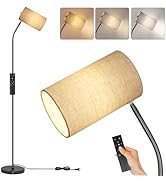 Ldeco Black Floor Lamp for Living Room with Remote,Dimmable Floor Lamp with Remote Control 9W LED...