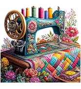 DIADAY Diamond Painting Kit for Adults Sewing Machine, Diamond Art 12x12 in | 5D Diamond Art Kits...