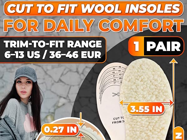 wool boot liners for women insole foot warmers for feet soles for men shoe liners insoles for women