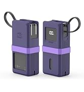 Silicone Case for Anker Nano 3-in-1 Portable Power Bank (10,000mAh 30W) A1637 Protective Cover wi...