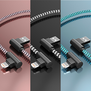 nylon braided iphone cord