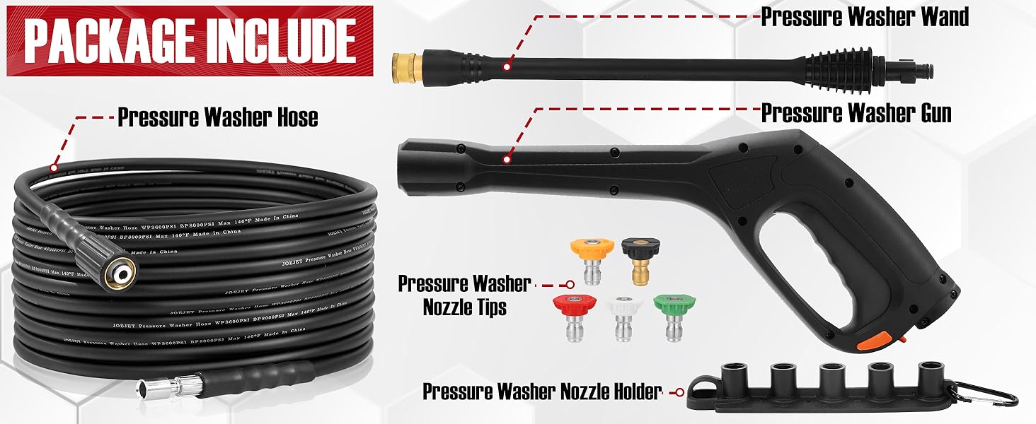 pressure washing gun