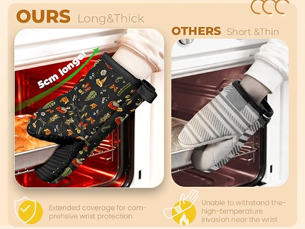 chiccrest Mini Oven Mitts Set