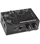 GOgroove Phono Preamp Pro Preamplifier with RCA Input/Output, DIN Connection, RIAA Equalization, ...