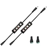 GXILEE Aquarium Light Timer and Dimmer, 6/10/12 Hour Modes, Adjustable 10-100% Brightness, Compat...