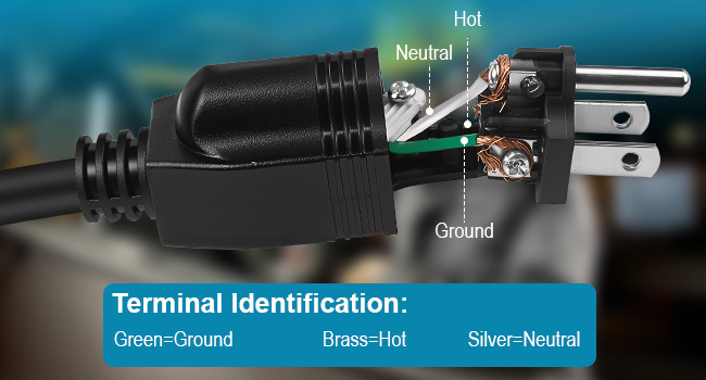 Electrical Replacement Plugs End Extension Cord