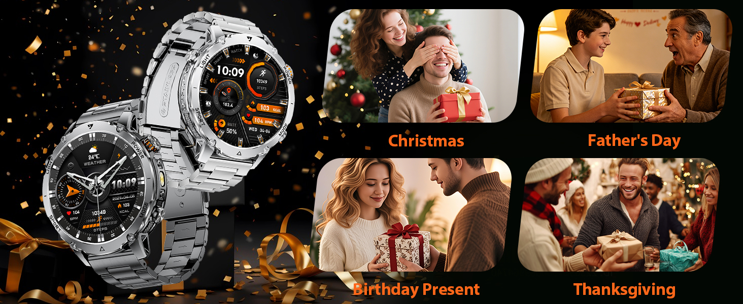 lige watch mens smartwatch men's sport watches heavy duty watches for men