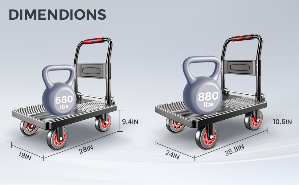 Foldable Push Cart Dolly