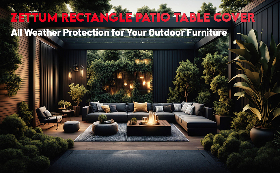 outdoor table covers waterproof rectangle