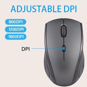 Adjustable DPI wireless mouse for laptop computer mouse wireless wirelessmouse mice wireless miuse
