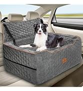Dog Car Seat for Medium/Large Dogs, Washable Dog Booster Seat for Dogs Under 60 lbs or 2 Small Do...