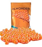 Alwonder 100-Pack Fishing Beads Holographic Beads for Fishing Rigs Lures Salmon Trout Steelhead F...