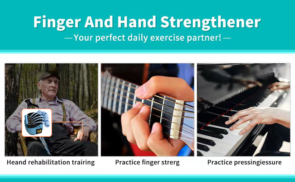 Finger Strengthener Hand Exerciser Forearm Grip Strength Trainer Set