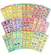 HORIECHALY Smelly Stickers Scratch and Sniff for Kids, 48 Sheets Positive Reward Stickers, 1320 P...