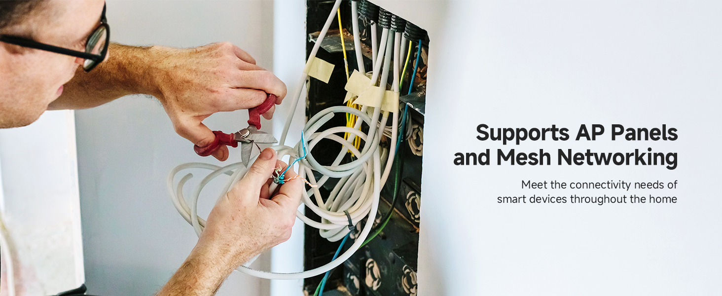CM In wall rated Cat6 ethernet cable spool with a foot-marked jacket for easy installation