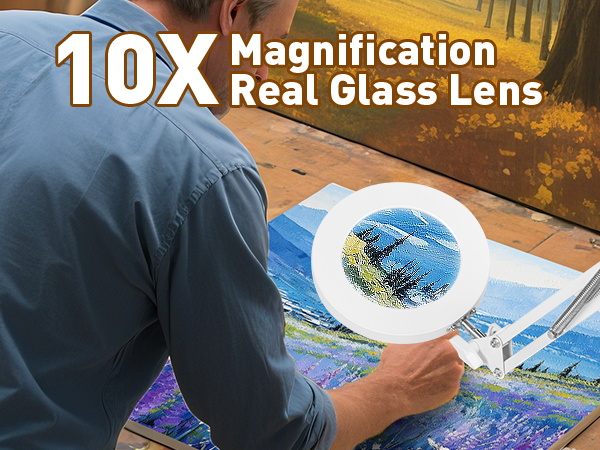 magnifying glasses for crafts 10x magnifying glass with light led magnifying lamp
