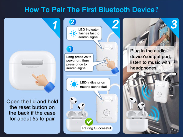How To Pair The First Bluetooth Device?