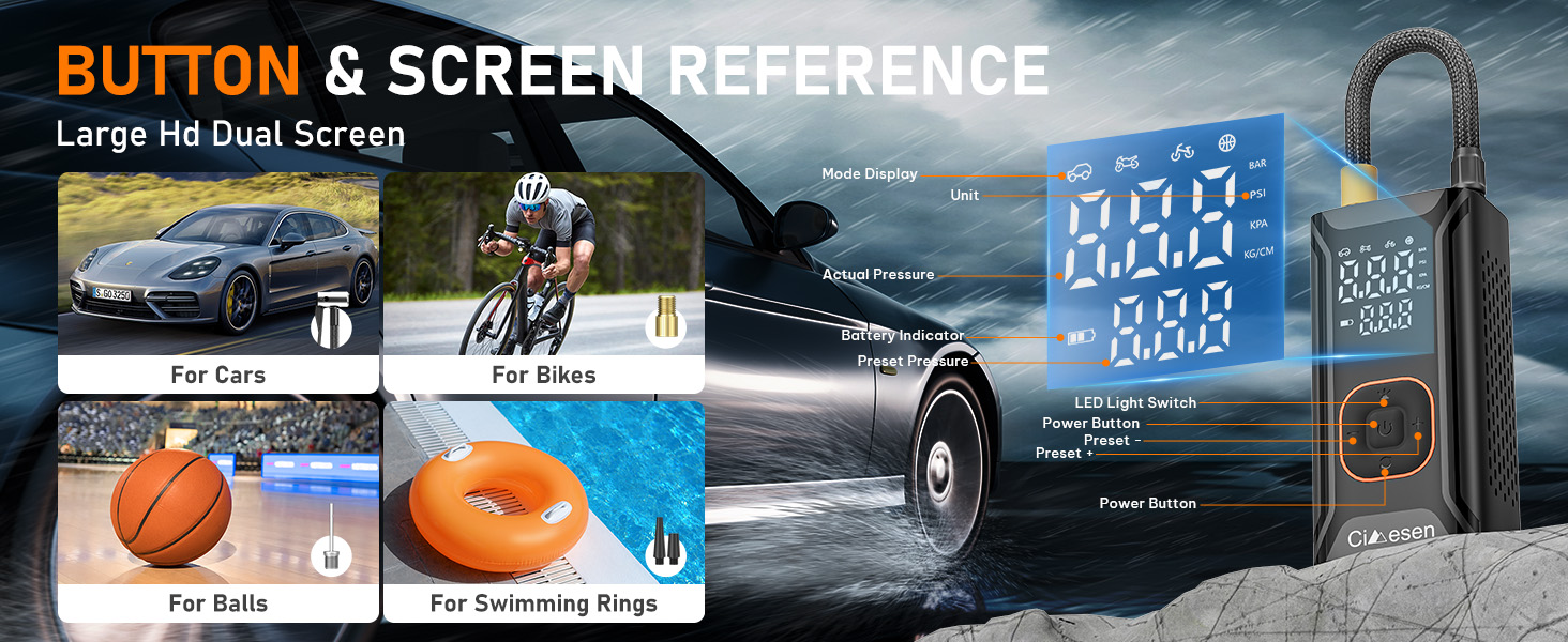 portable bike pump
