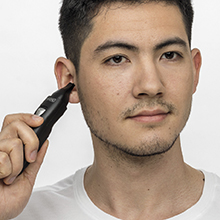 wahl trimmer ear nose brow deluxe 2-in-1 detailer facial professional lighted shaver clipper andis