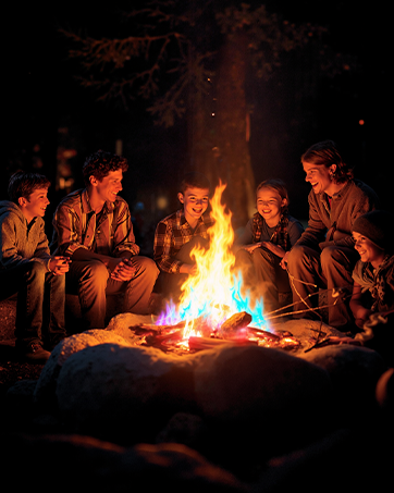 magical flames color fire packets