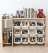 Humble Crew Toy Storage Organizer with Stuffed Animal Storage, 12 Removable Storage Bins for Kids...
