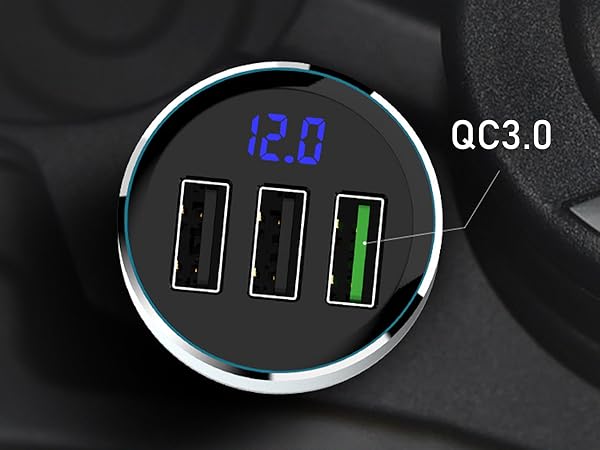 QC3.0 car charger