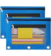 TOPWOOZU Pencil Pouch 3 Ring
