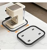Wealone Appliance Slider for Coffee Maker, Acrylic Sliding Tray with 360° Universal Wheels, Slide...