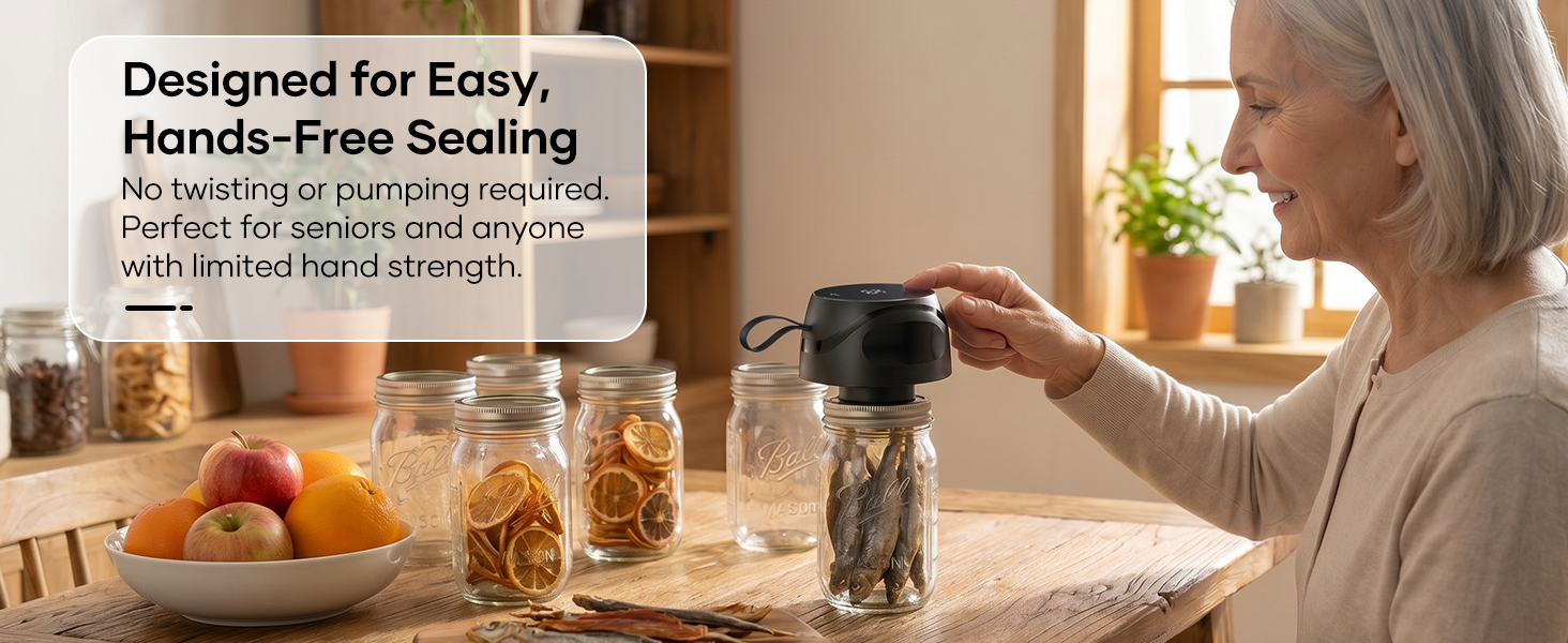 Mason Jar Vacuum Sealer