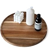 Round Wooden Tray for Home Decor, S310 13.8