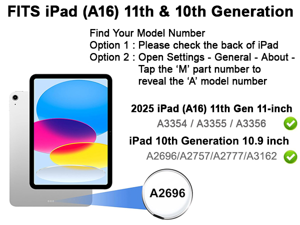 ipad A16keyboard case