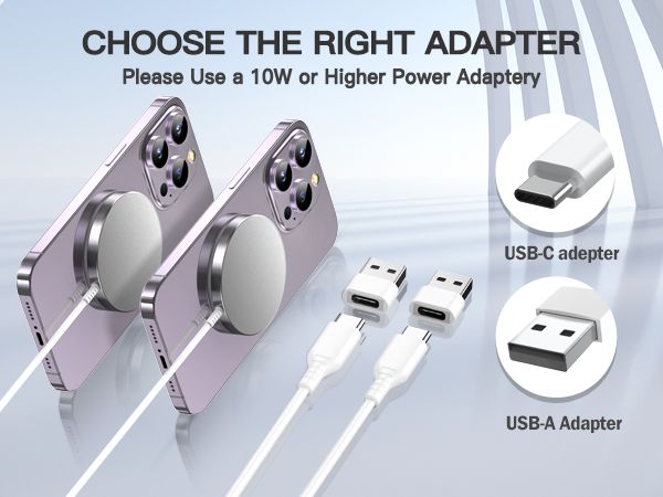 Text reads 'CHOOSE THE RIGHT ADAPTER'. Image shows gaming controllers and USB-A adapter connections with technical diagram.