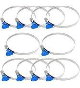 10-Pack Stainless Steel Hose Clamp