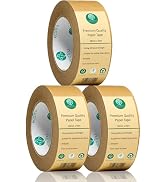 ecotru Ultra Strong Kraft Paper Packing Tape, Heavy Duty Brown Packing Tape for Box & Carton Seal...