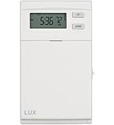 Lux ELV4 Line Voltage Programmable 5-2 Day Thermostat; 1 Heat, Line Voltage Only