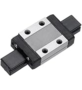 uxcell MGN9C Stainless Steel Sliding Carriage Block with Plastic Anti-Fall Strip for 9mm MGN9 Lin...