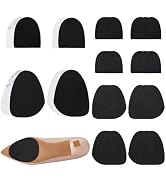 PH PandaHall 6 Pairs Self Adhesive Suede Soles Stick on Soles Non Slip Shoe Soles Forefoot & Heel...
