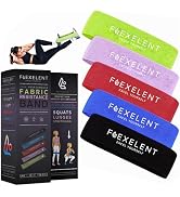 Flexelent Fabric Resistance Bands for Working Out - Workout Bands Set for Legs, Glutes, and Thigh...
