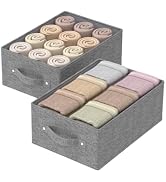 ENUMAIL Collapsible Fabric Storage Boxes,Linen Fabric Cube Organizer Baskets,Storage Bins for Org...