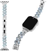 Efolen Diamond Band Compatible with Apple Watch Band 38mm 40mm 41mm 42mm 44mm 45mm 46mm 49mm for ...